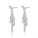 The Diamond Bow Dangle Earrings