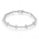 The Diamond Floral Station Bracelet