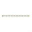 The Golden Laurel Diamond Bracelet