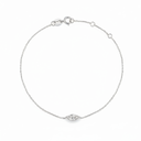 The Marquise Solitaire Chain Bracelet