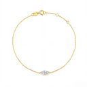 The Marquise Solitaire Chain Bracelet