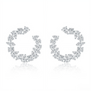 The Mixed-Shape Diamond Open Hoops