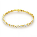 The Modern Bezel Tennis Bracelet