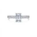 The Modern Emerald Channel Ring