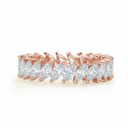 The North-South Marquise Eternity Band