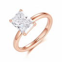 The Victoria - Square Cushion Cathedral Ring