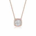 The Vintage Cushion Halo Pendant