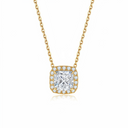 The Vintage Cushion Halo Pendant