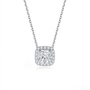 The Vintage Cushion Halo Pendant