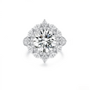 Regal Halo - Set Diamond Engagement Ring