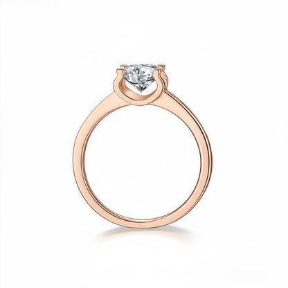 Bullhead Setting Pavé Lab Diamond Ring - SparkLab Gems