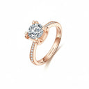 Bullhead Setting Pavé Lab Diamond Ring - SparkLab Gems