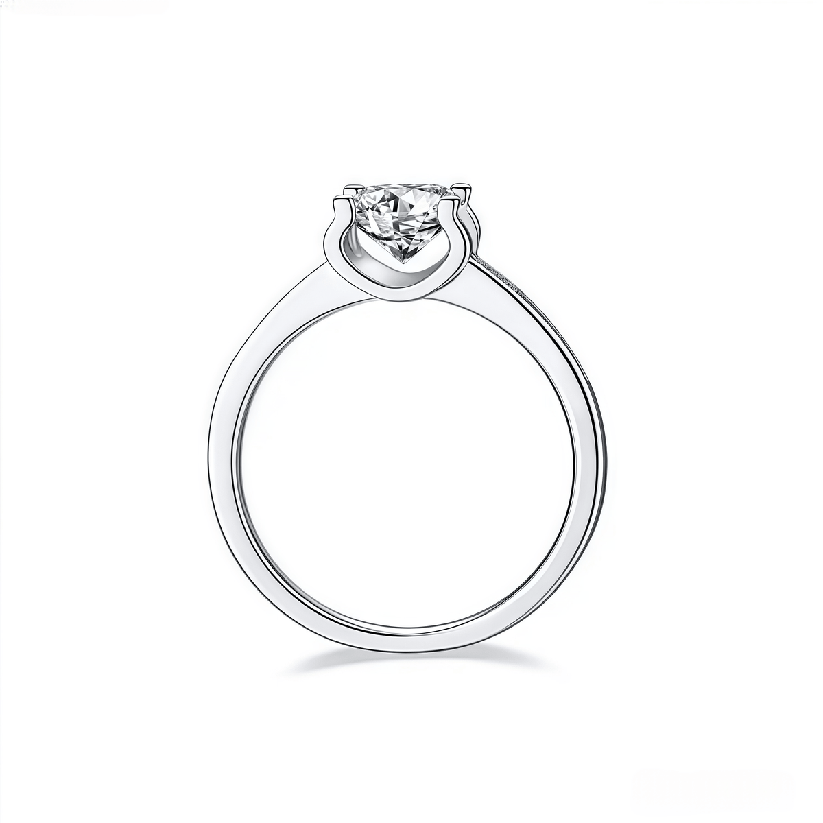 Bullhead Setting Pavé Lab Diamond Ring - SparkLab Gems