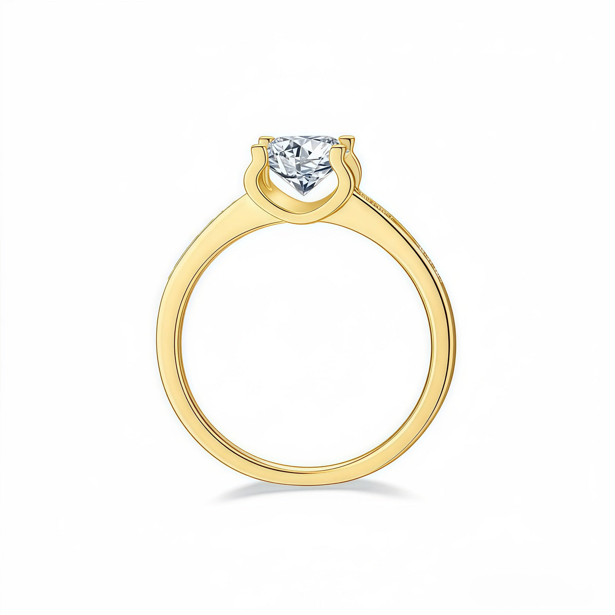 Bullhead Setting Pavé Lab Diamond Ring - SparkLab Gems