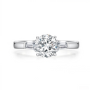 Radiant Round - Cut Diamond Engagement Ring