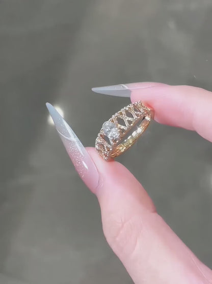 0.37 ct Four-Prong Oval-Cut Lab-Grown Diamond Ring in 18K Yellow Gold – APYFR0169-Y video