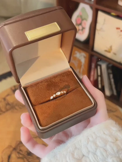 0.11 ct Mixed-Cut Lab-Grown Diamond Ring in 18K Yellow Gold – APYFR0354-Y video