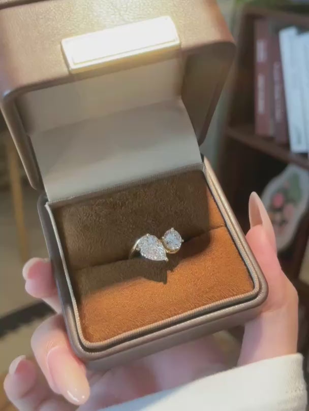 2.02 ct Vintage Mixed-Cut Lab-Grown Diamond Ring in 18K Yellow Gold – APYFR0503-Y video