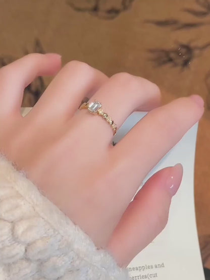 0.34 ct Emerald-Cut Lab-Grown Diamond Ring in 18K Yellow Gold – APYFR0360-Y video