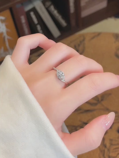 1.07 ct Celestial Marquise-Cut Lab-Grown Diamond Ring in 18K White Gold video