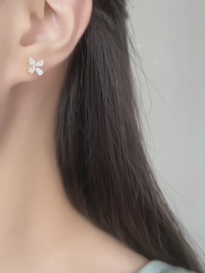 0.82 ctw Mixed-Cut Lab-Grown Diamond Earrings in 18K Yellow Gold