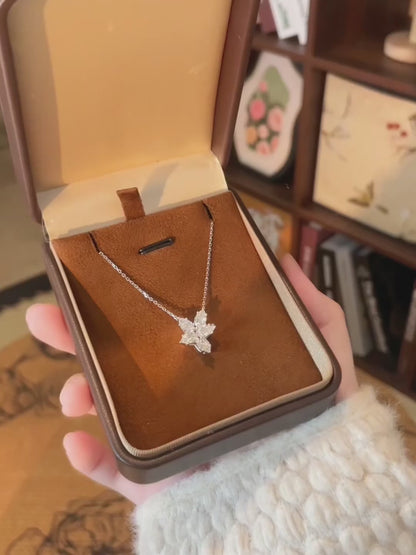 2.01 ctw Celestial Cluster Round-Cut Lab-Grown Diamond Necklace in PT950 Platinum video