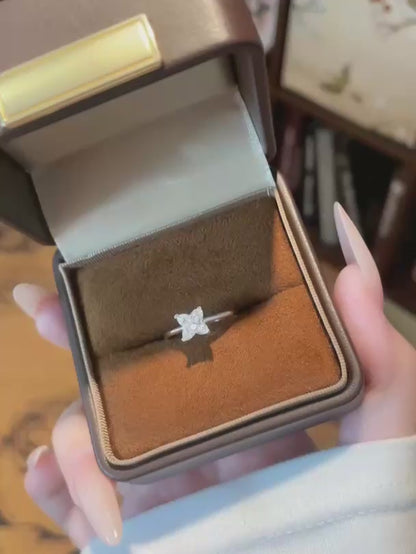 1.19 ct Celestial Four-Prong Mixed-Cut Lab-Grown Diamond Ring in PT950 Platinum video