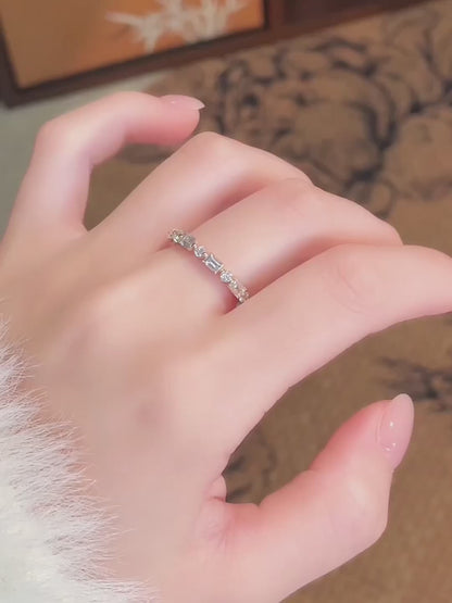 0.81 ctw Minimalist Round-Cut Lab-Grown Diamond Band in 18K Yellow Gold – APYFR0337-Y video