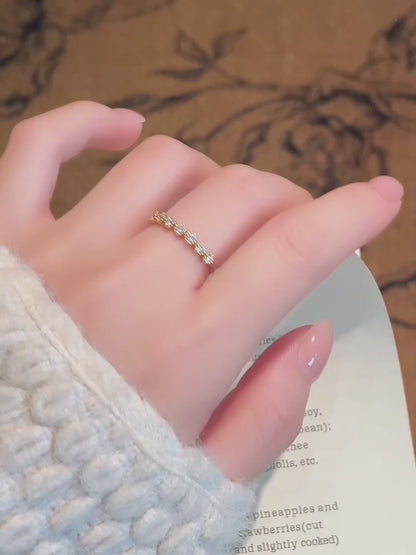 0.24 ctw Round-Cut Lab-Grown Diamond Band in 18K Yellow Gold – APYFR0350-Y video