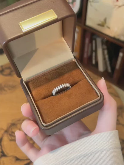 0.54 ctw Marquise-Cut Lab-Grown Diamond Band in 18K White Gold video