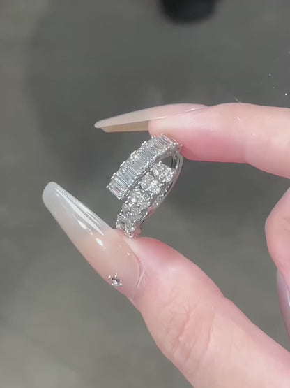 2.72 ctw Mixed-Cut Lab-Grown Diamond Band in PT950 Platinum video