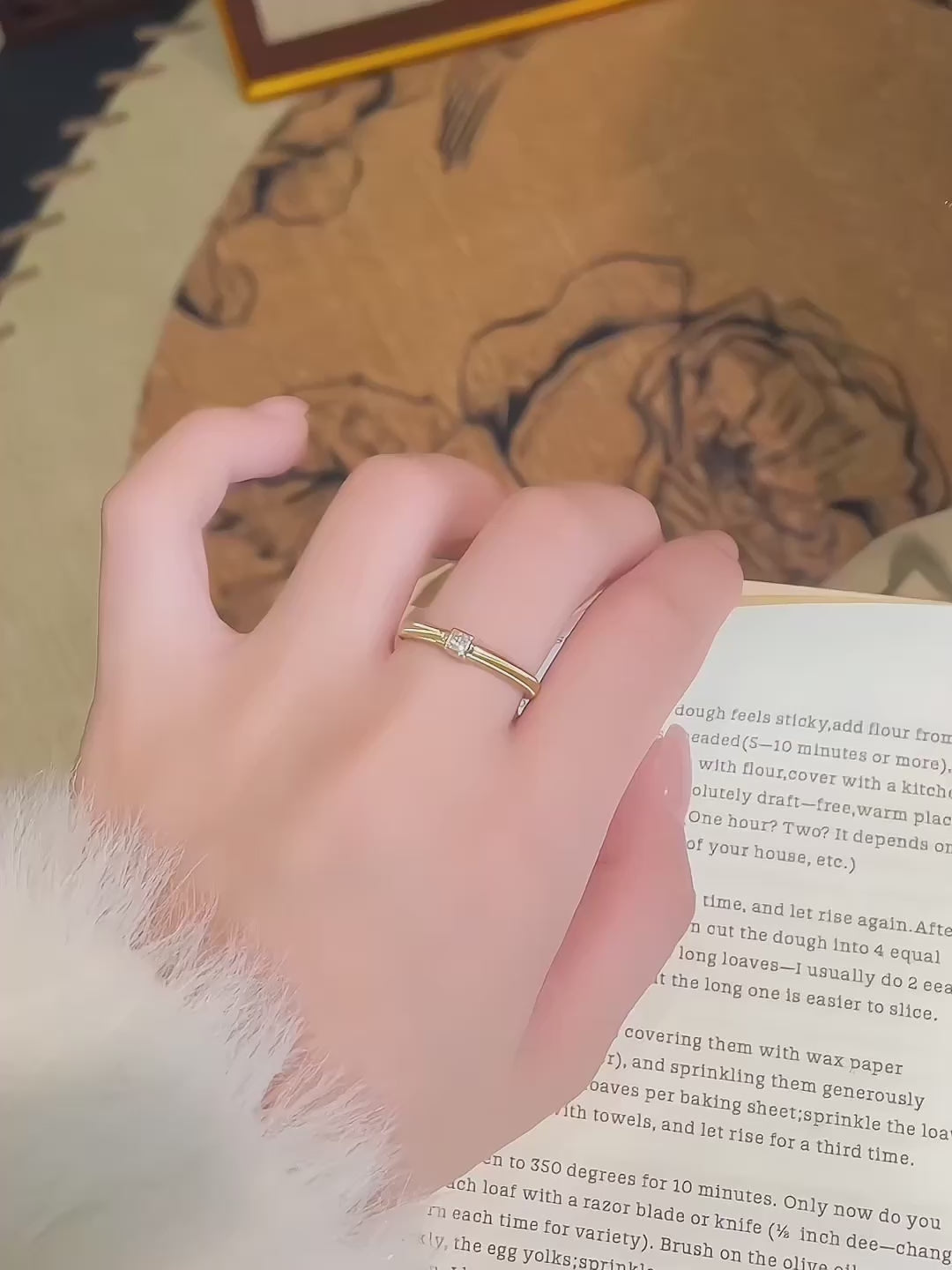 0.1 ct Minimalist Princess-Cut Lab-Grown Diamond Ring in 18K Yellow Gold – APYCR0002A-Y video