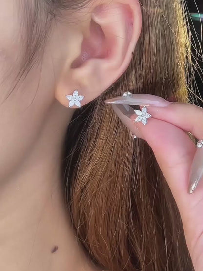 1.97 ctw Celestial Pear-Cut Lab-Grown Diamond Stud Earrings in PT950 Platinum