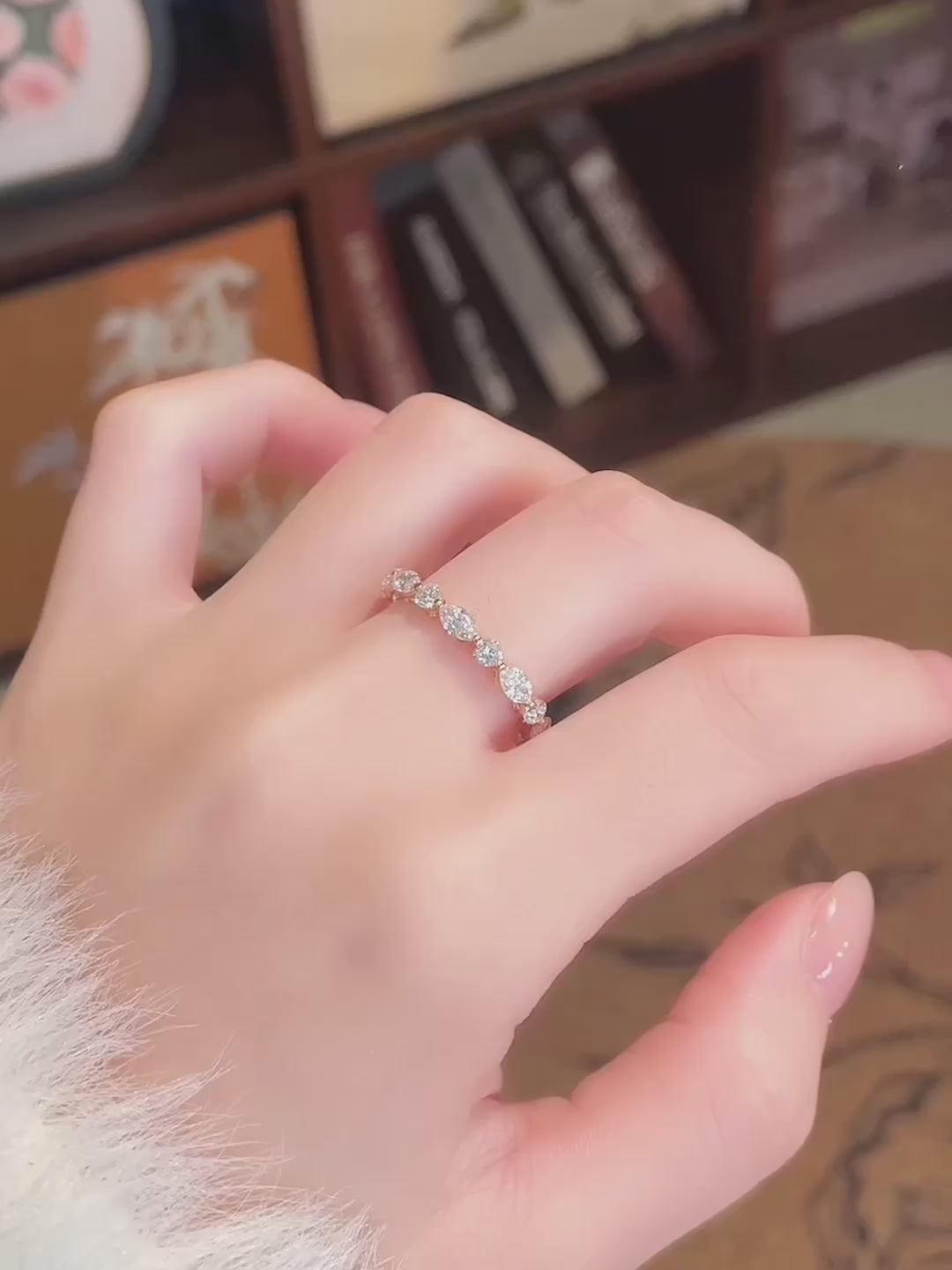1.82 ctw Celestial Mixed-Cut Lab-Grown Diamond Band in 18K Yellow Gold – APYFR0336-Y video