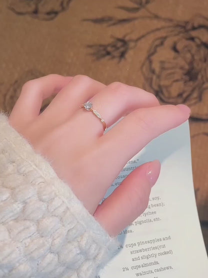 0.24 ct Round-Cut Lab-Grown Diamond Ring in 18K Yellow Gold – APYFR0357-Y video