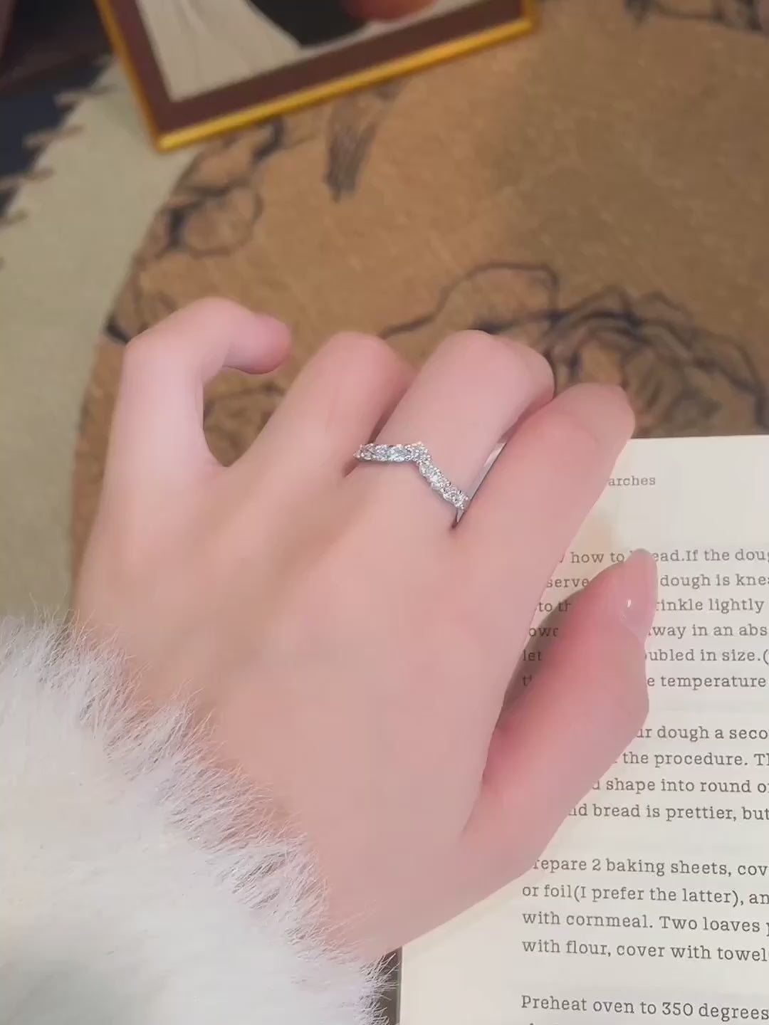 0.7 ctw Round-Cut Lab-Grown Diamond Band in 925 Sterling Silver video