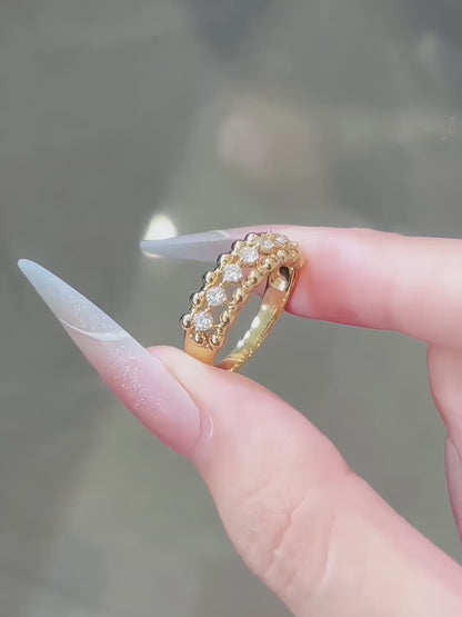 0.36 ctw Round-Cut Lab-Grown Diamond Band in 18K Yellow Gold – APYFR0167-Y video