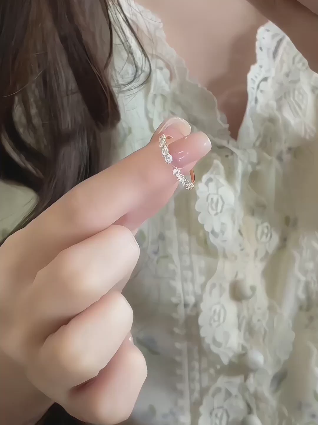0.45 ctw Celestial Round-Cut Lab-Grown Diamond Band in 18K Yellow Gold – APYFR0240-Y video