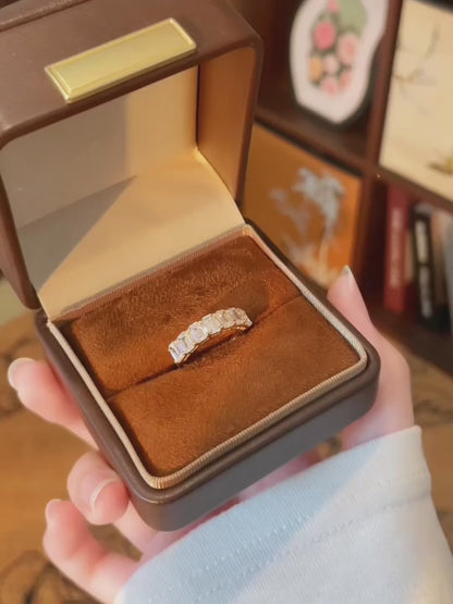 2.48 ctw Emerald-Cut Lab-Grown Diamond Band in 18K Yellow Gold – APYFR0272-Y video