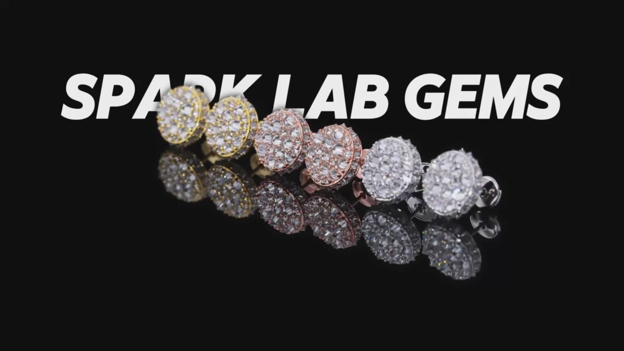 REIGNPOINT reverse-set lab-grown diamond stud earrings product video