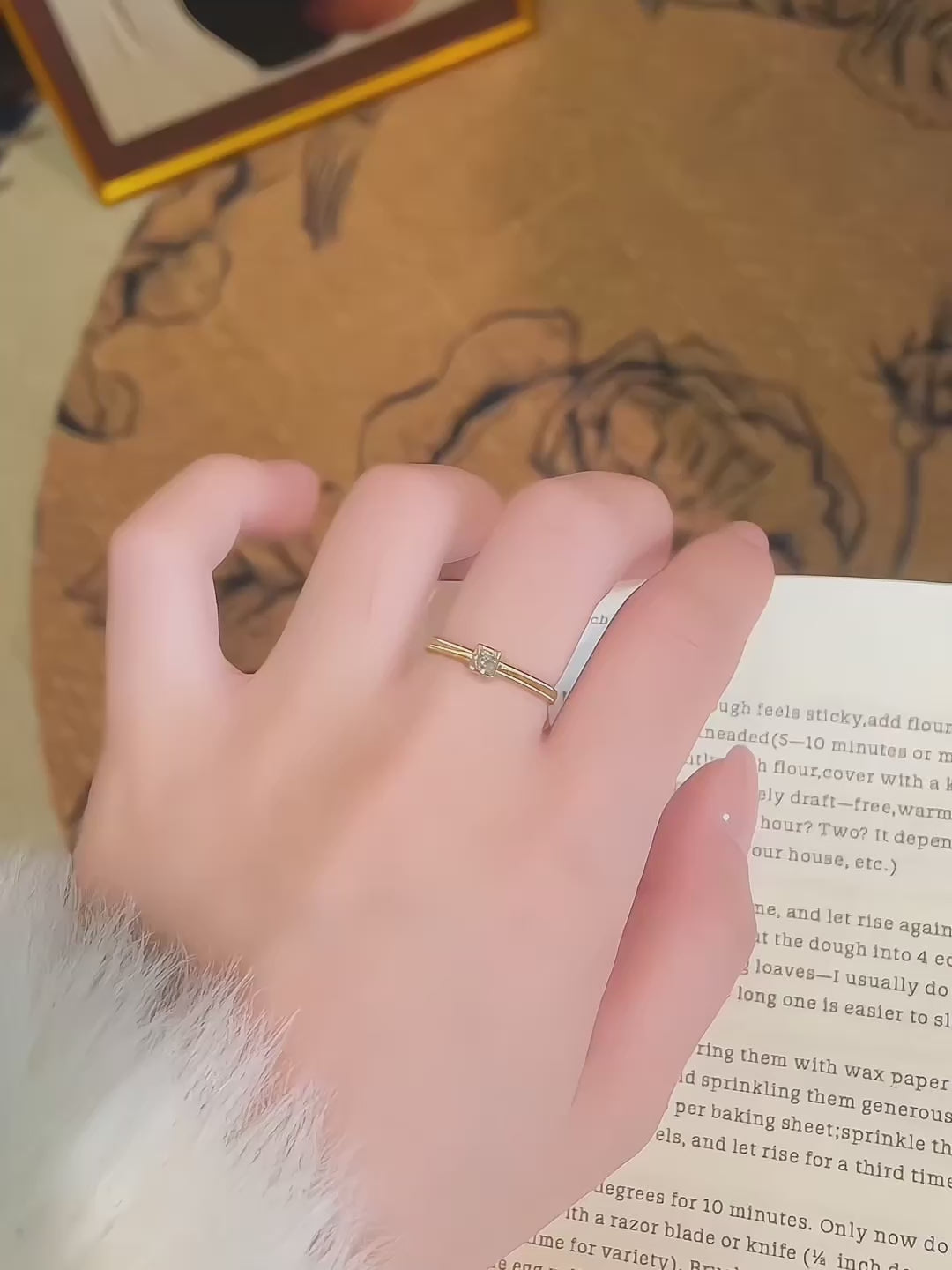 0.13 ct Minimalist Princess-Cut Lab-Grown Diamond Ring in 18K Yellow Gold – APYCR0002B-Y video