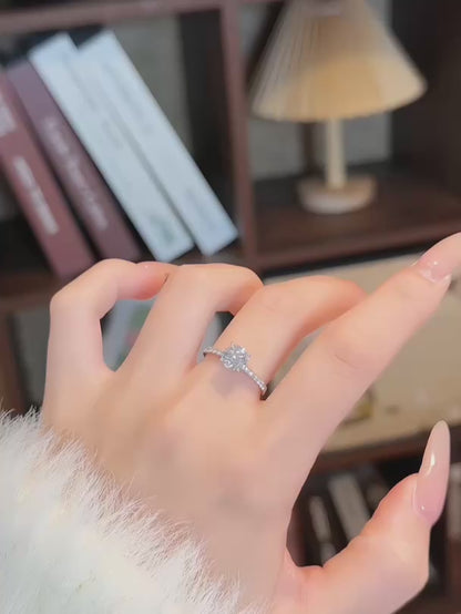1.16 ct Classic Four-Prong Round-Cut Lab-Grown Diamond Ring in 18K White Gold video