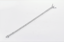 18K Gold Plated Thick Sterling Silver Tennis Bracelet