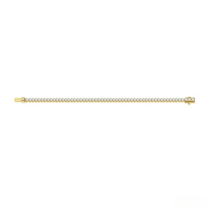 The 3 - Prong Diamond Tennis Bracelet - SparkLab Gems