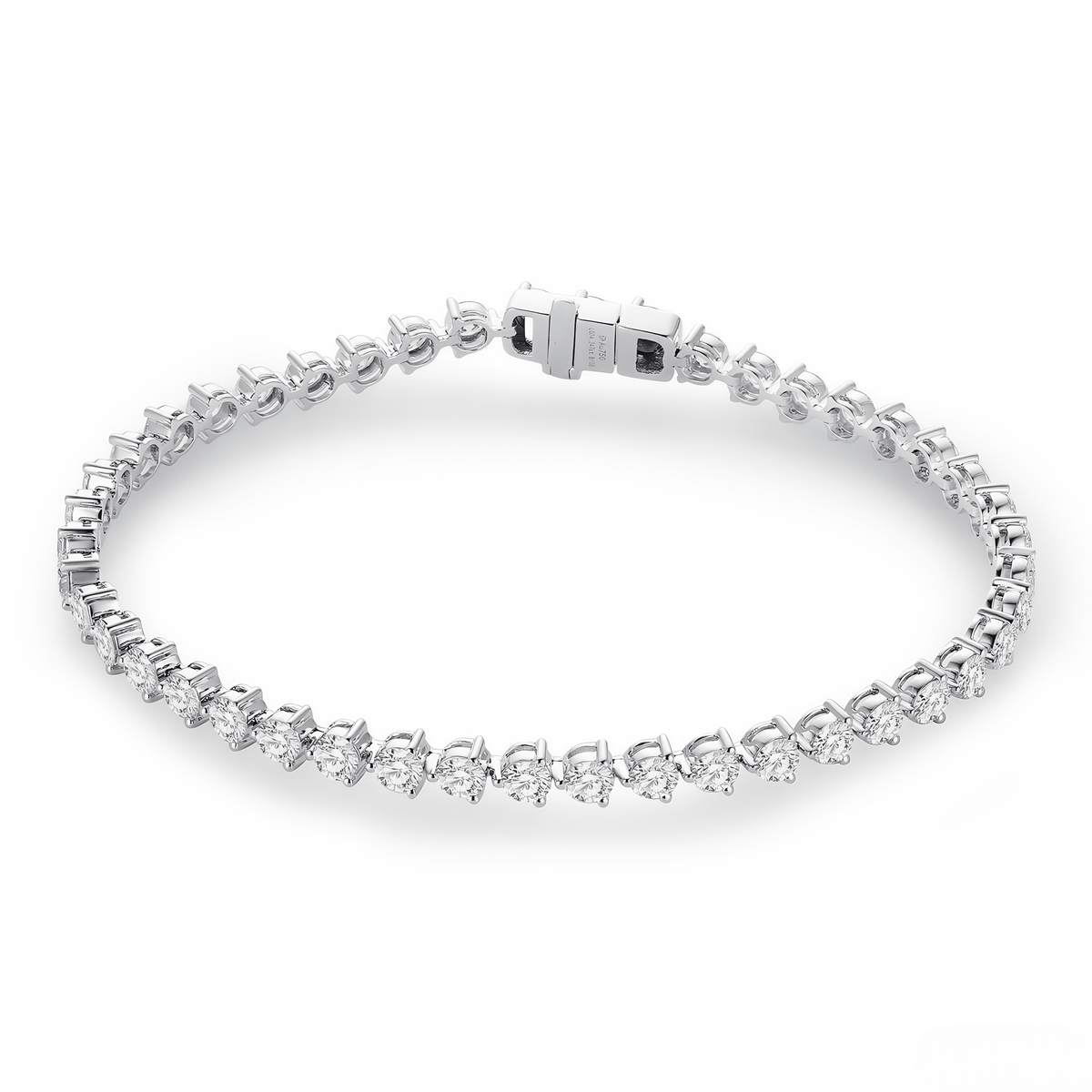 The 3 - Prong Diamond Tennis Bracelet - SparkLab Gems