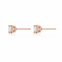 The Asscher Cut Stud Earrings - SparkLab Gems