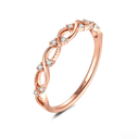 The Braided Vine Stack Ring - SparkLab Gems