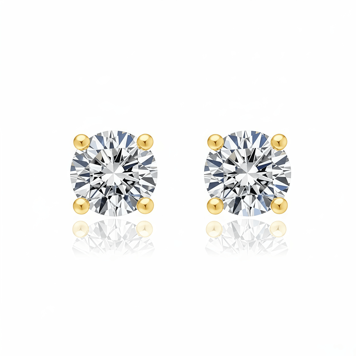 The Classic Brilliance Earrings - SparkLab Gems
