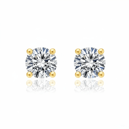 The Classic Brilliance Earrings - SparkLab Gems