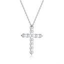 The Classic Diamond Cross Pendant - SparkLab Gems